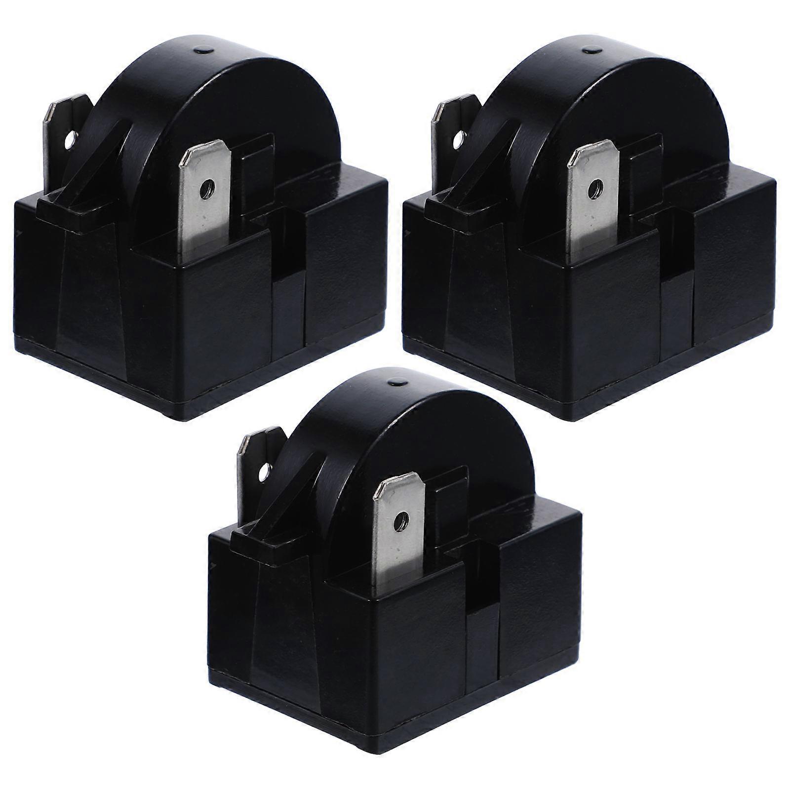 Refrigerator Starter Insert for Compressor Overload Protection 3Pcs Pack