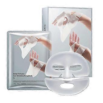 Maschera viso notte al collagene profondo Trattamento rassodante antirughe Maschera da notte Foglio di bio-collagene Maschere viso notte