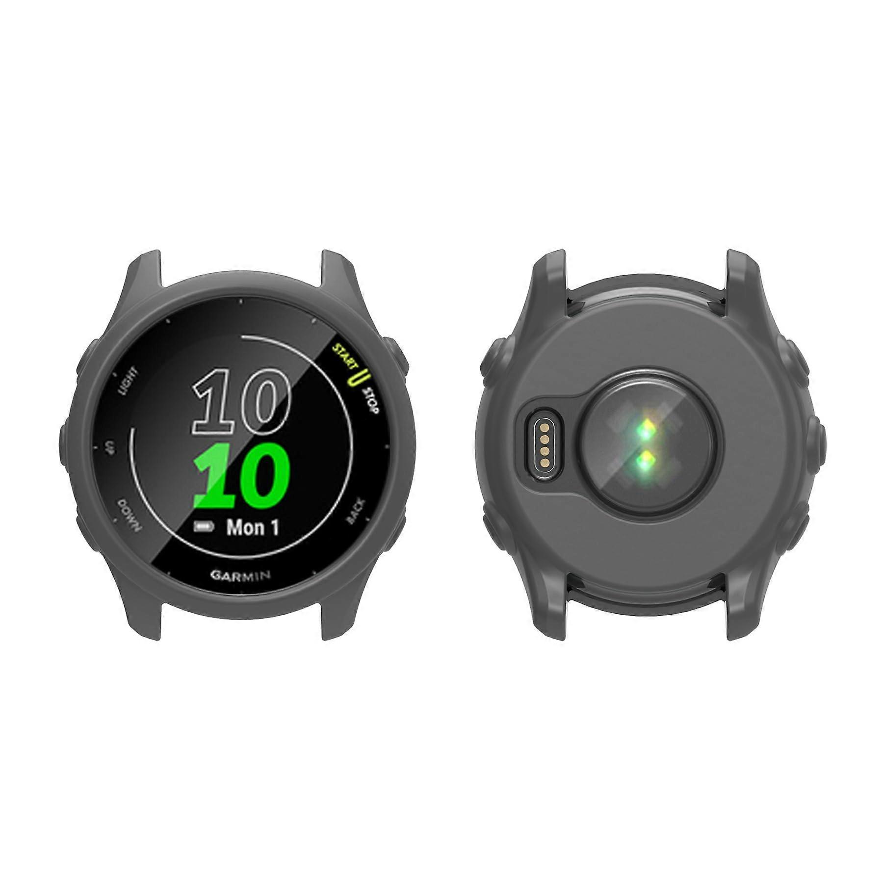 Gray Protective Case Cover Shell Fits Garmin Forerunner 255 Smartwatch Multiple Colors