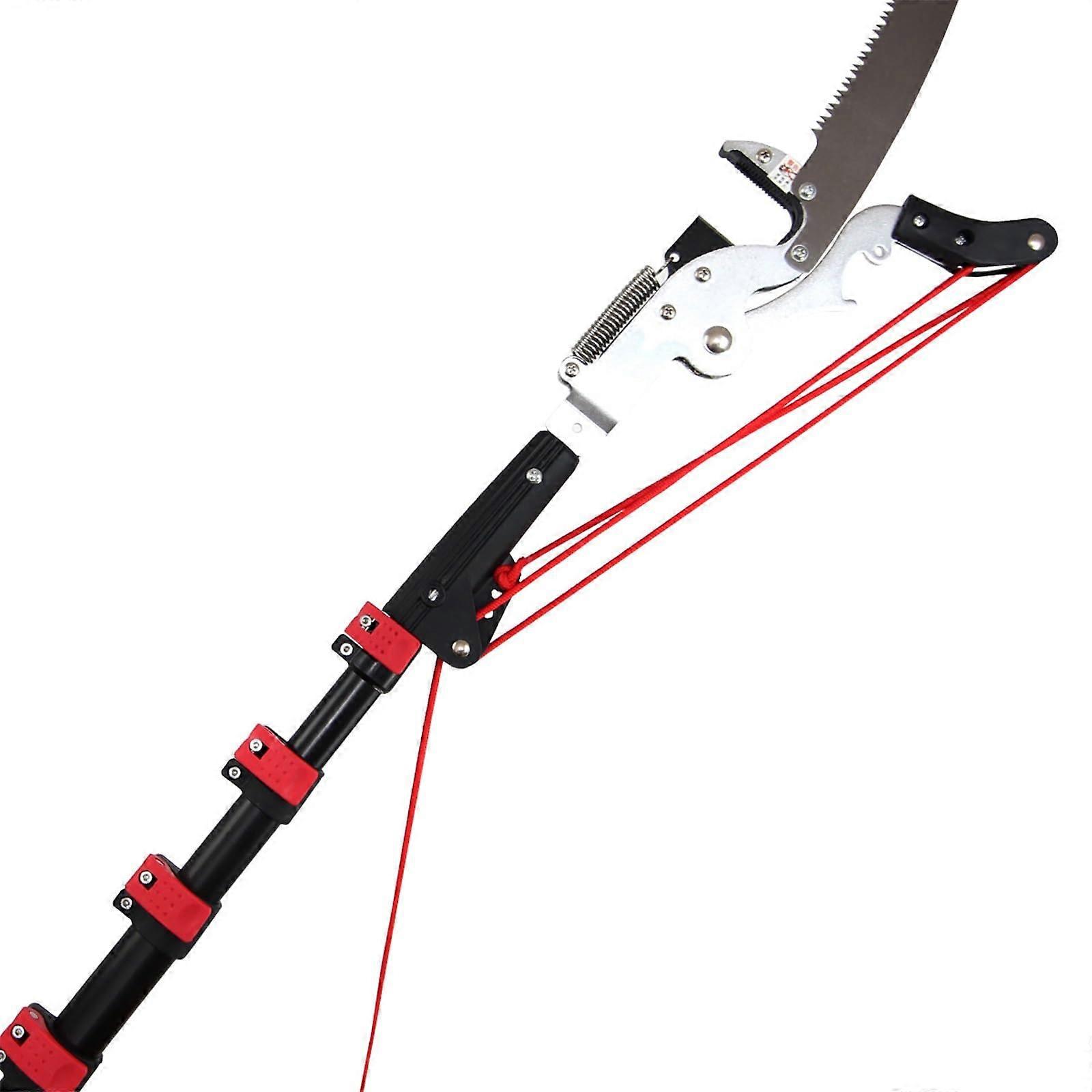 Telescopic Pole Pruner 12FT24FT Extendable Tree Pruning Saw with Long Handle for Branch Cutting