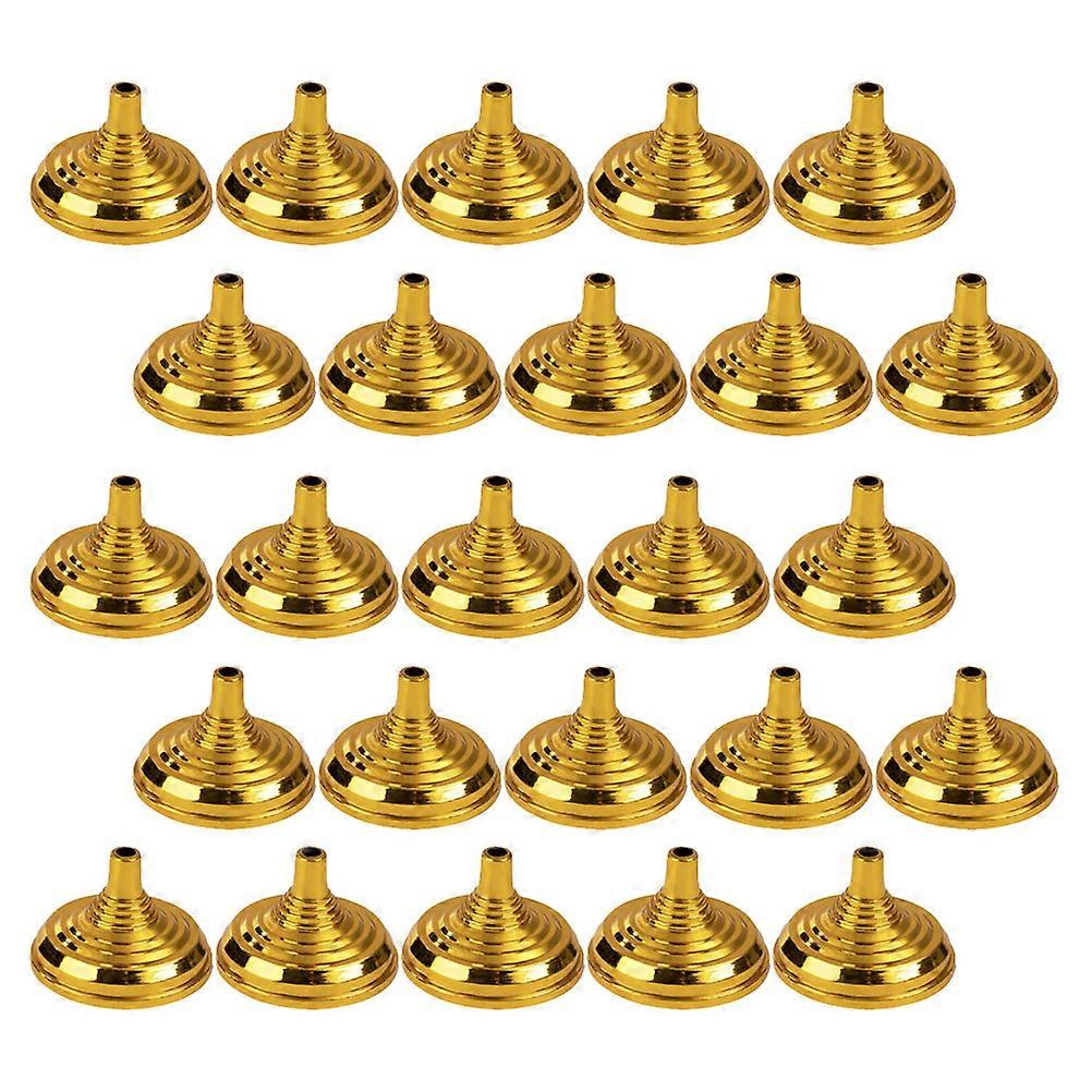 Golden Practical Flagpole Bases for Flag Fixed 30Pcs Durable Set
