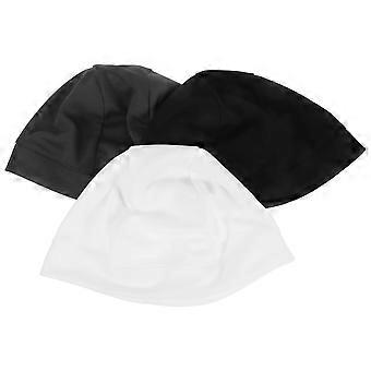 Ensemble de 3 bonnets de cyclisme doublés pour une protection optimale contre le vent et le soleil lors d'activités sportives.