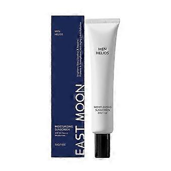 SPF 50 Moisturizing Sunscreen for Men, Anti-Aging & Anti-Pollution Protection, Brightens & Repairs Skin, Lightweight Non-Greasy Daily Sun Care,30G