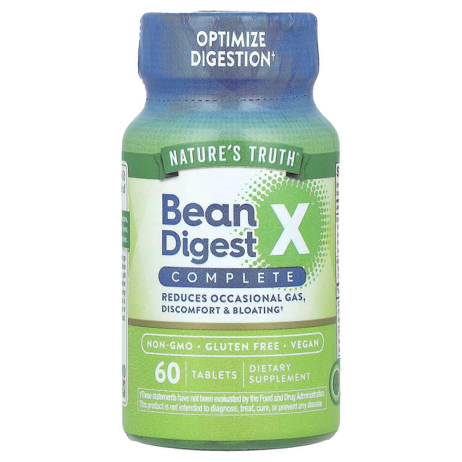 Nature's Truth, Bean Digest X™ Complete, 60 Tablets, 3-Pack