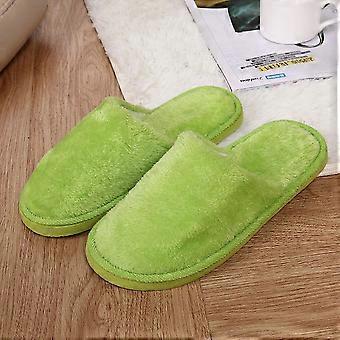 Women'S Shoes,Women Warm Home Plush Soft Slippers Indoors Anti-Slip Winter Floor Bedroom Shoes