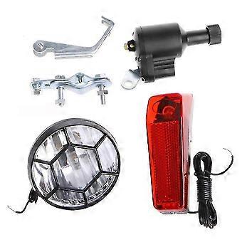 Motoriserad cykel cykel friktionsgenerator dynamo LED-bakljus Tillbehör