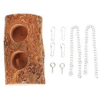 Wood Hamster Chewing Toy Small Animals Molar Swing