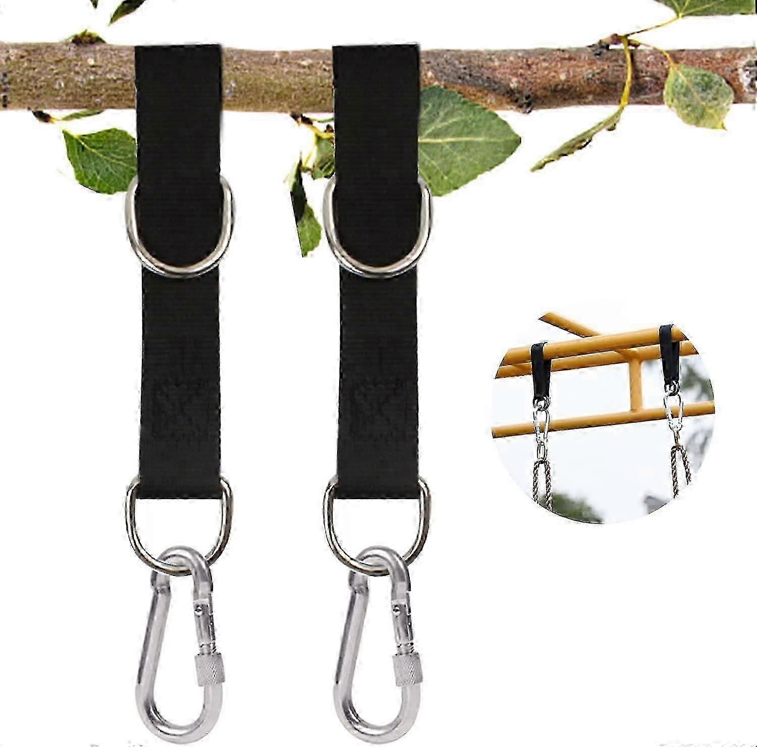 Weatherproof Polyester Swing Suspension Kit, Easy Install, No Tools, Stainless