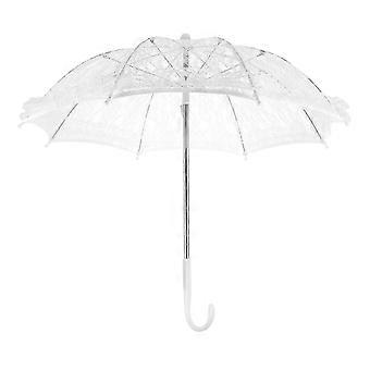 Biały koronkowy parasol dla dzieci, lekki, dziecięcy rekwizyt do zdjęć