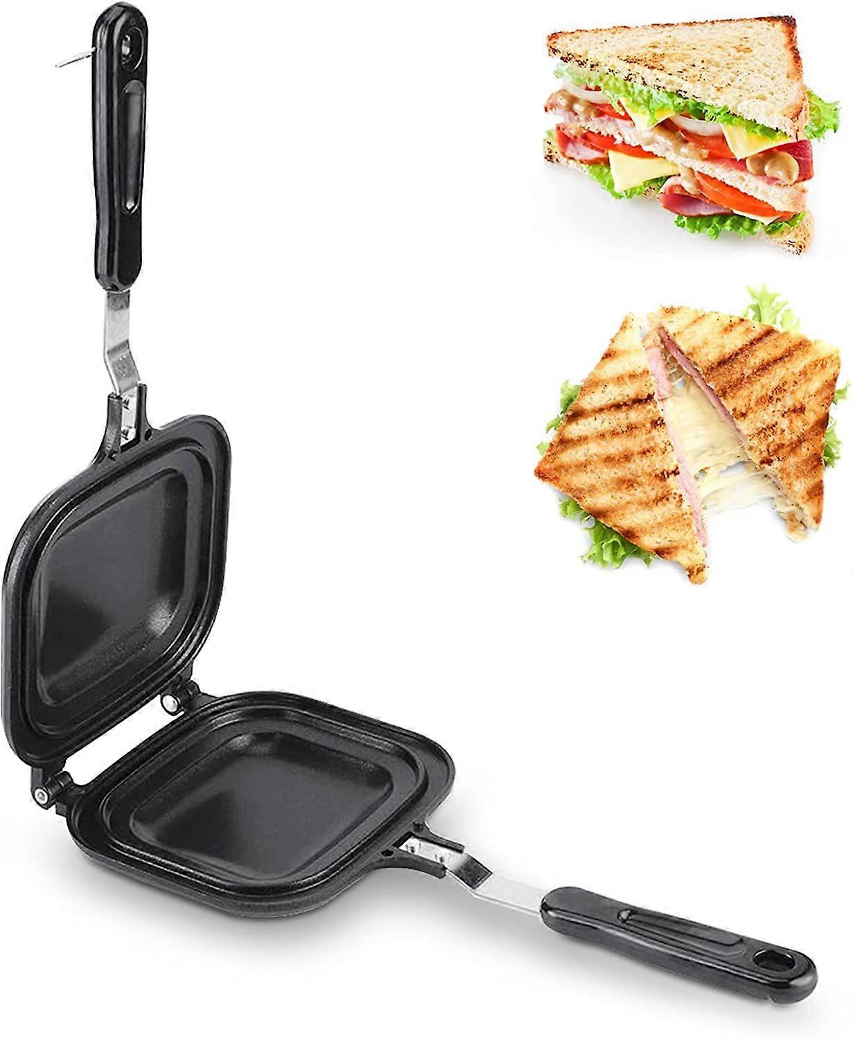 Double-sided sandwich maker Multi-function frying pan Toaster Breakfast maker Non-stick baking pan