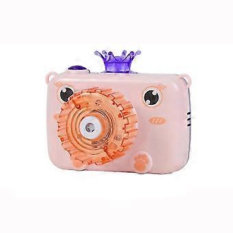 Bolhas para crianças crianças música câmera brinquedos máquina de soprador automático para crianças 100ml