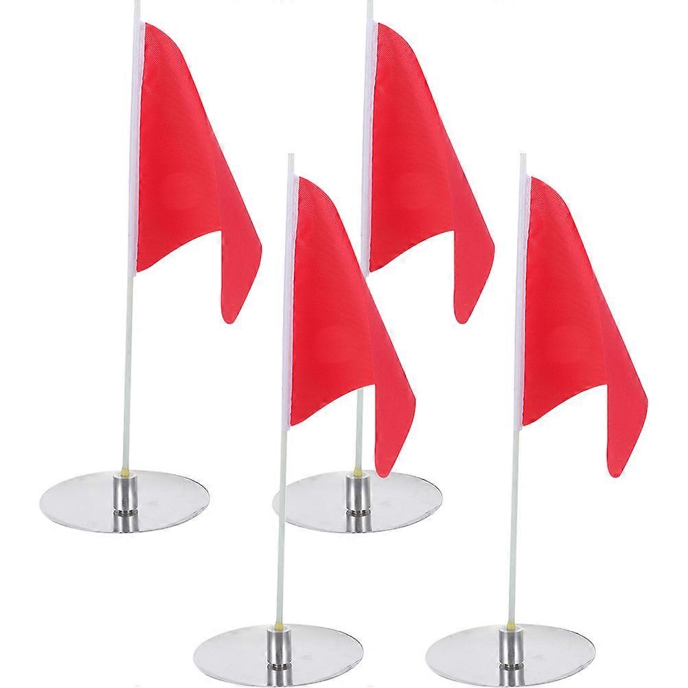 Golf Hole Cup and Flag Set for Golfing Practice with 4 Complete Sets