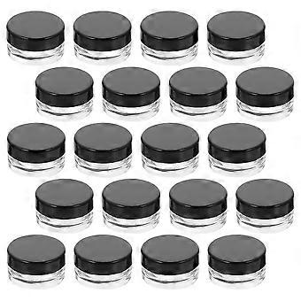 Durable Cosmetic Cream Jar for Daily Use Made of Plastic 100Pcs