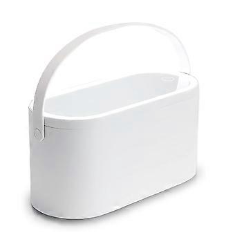 LED Makeup Case with Adjustable LED Mirror, Waterproof Travel Makeup Organizer for Women