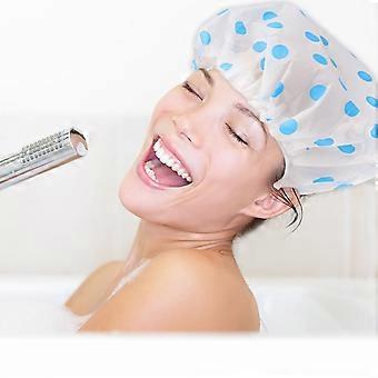 10 stuks waterdichte, elastische, herbruikbare douchemutsen voor in bad, voor in de spa of onder de douche.