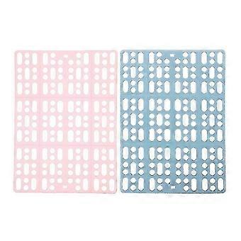 2pcs Bunny Cage Mats Plastic Foot Pads for Guinea Pig Rat Chinchilla 33.5x24.5cm