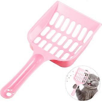 Plast Cat Sand Scoop Kitty Kull Scoop Pet Litter Scoop Pet Litter Skjerm for toalett Rengjøring C