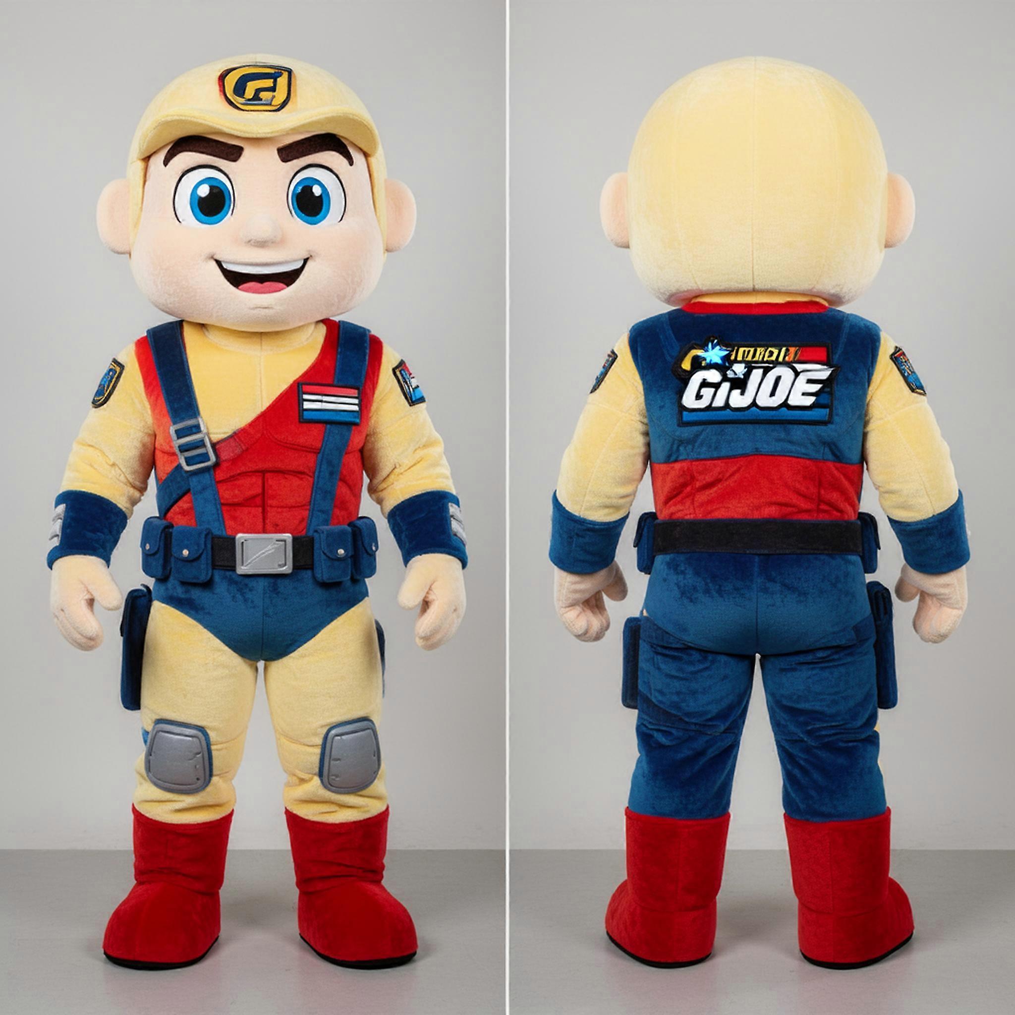 MASTICOT Navy Blue Padded Gi Joe Mascot