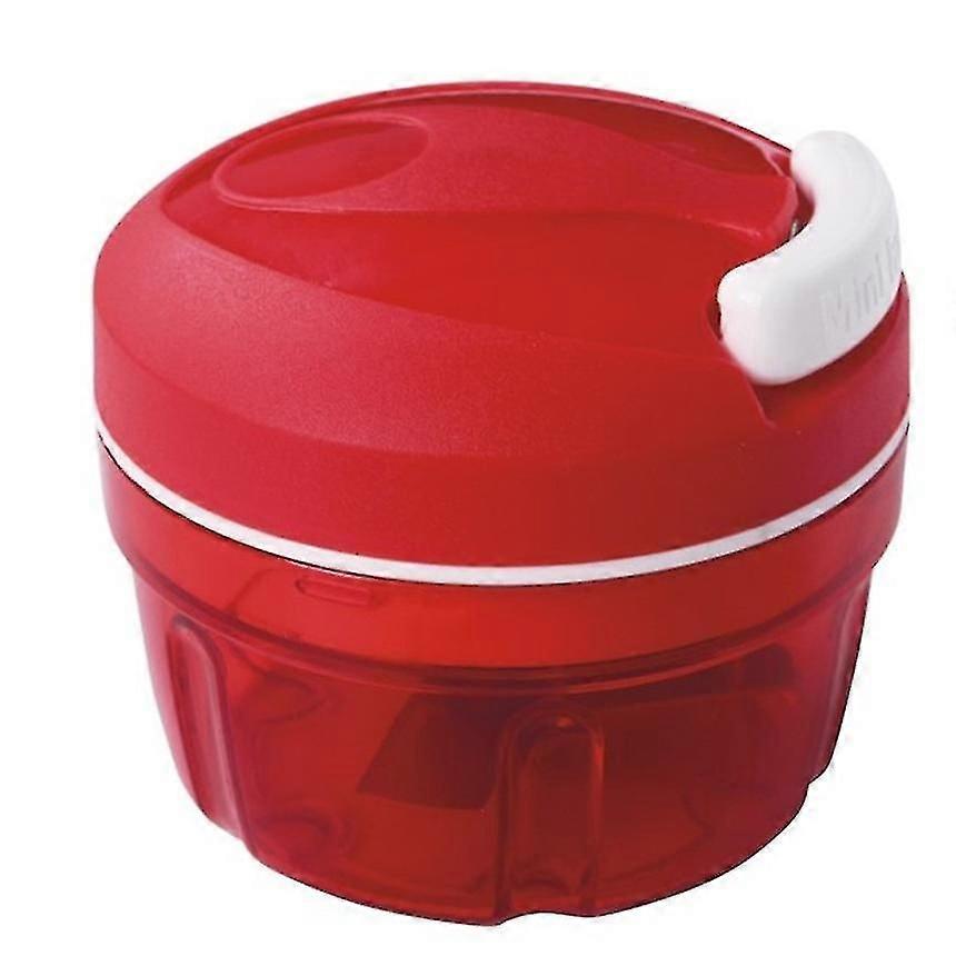 Onion Handheld Vegetable Kitchen Multifunctional Household Vegetable Cutter- Red