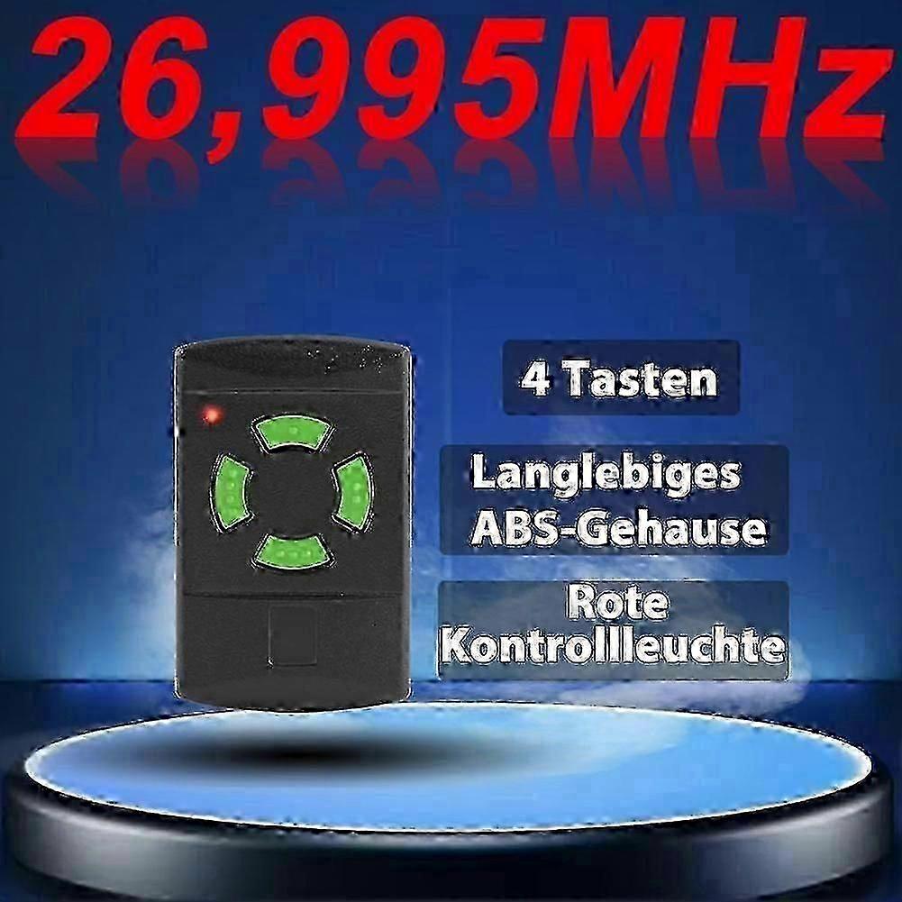 Garage Door Remote Control Fixed Code Copyable Hormann 26.995 MHz