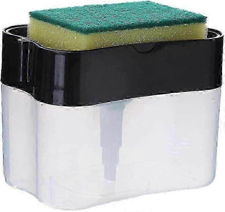 Efficient 2 in 1 Soap Dispenser with Sponge Holder