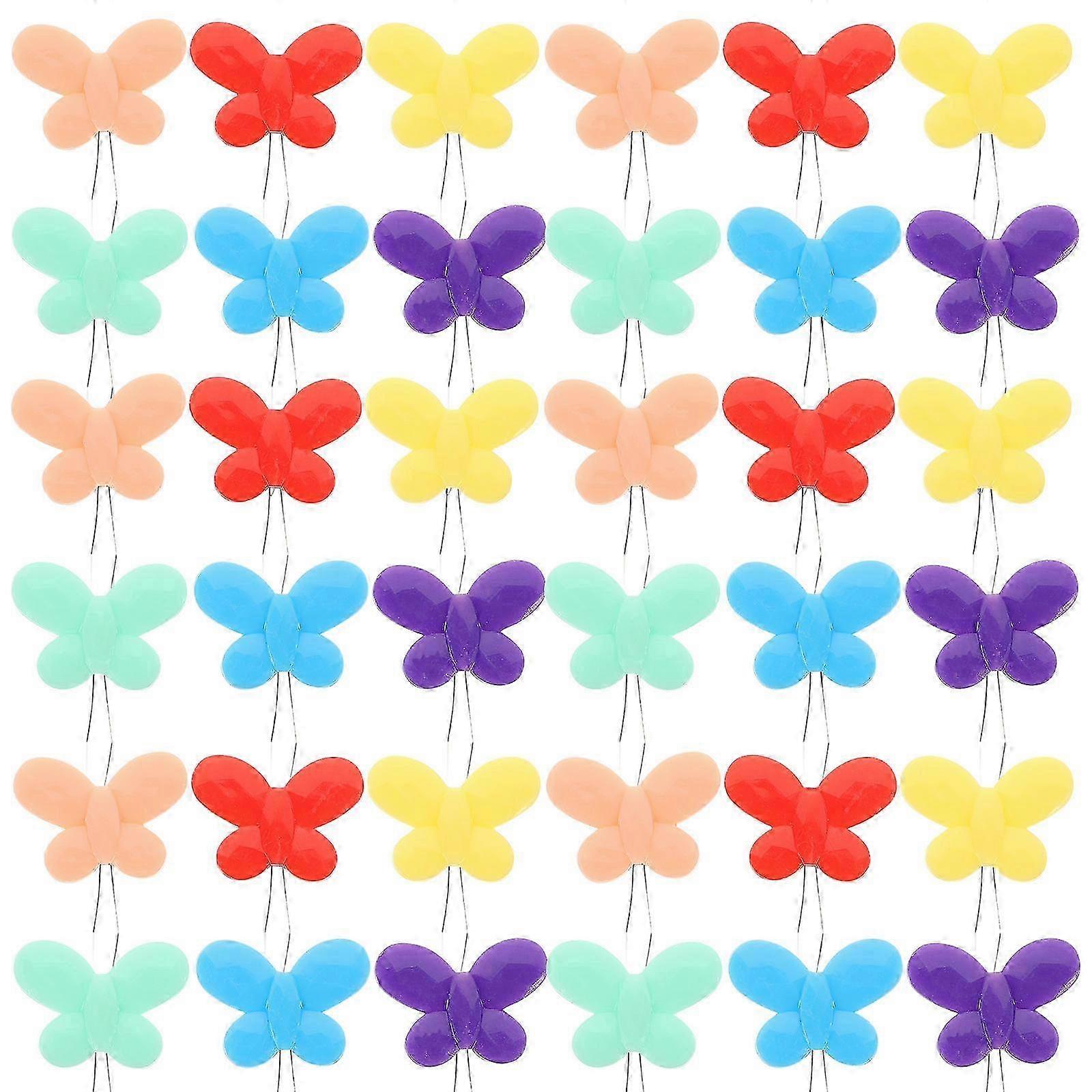 60Pcs Portable Butterfly-shaped Hook Needle Threaders Embroidery Needle-threading Device