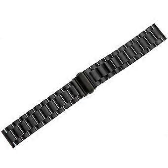 Black Stainless Steel Watch Strap for Venu Elegant Replacement Band