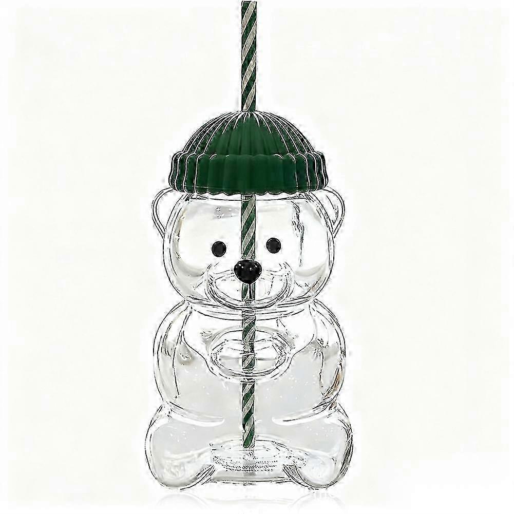 Bear-Themed 19oz Straw Cup