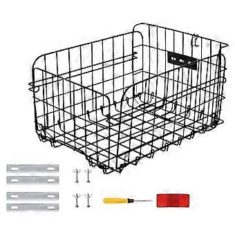 Foldable Steel Rear Bike Basket