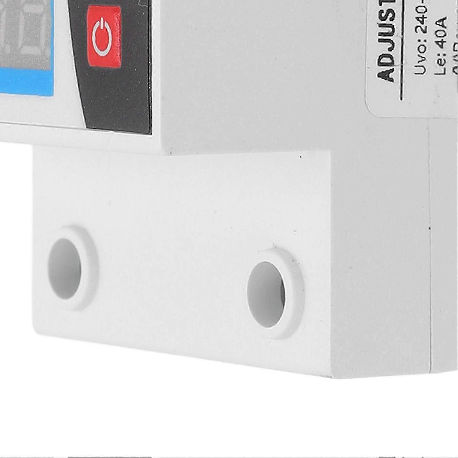 Over Under Voltage Protective Device Digital Display Protector Auto Reset 240V300V 40A