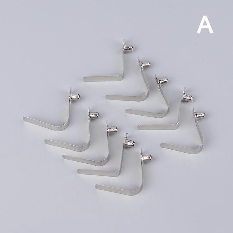 10Pcs Pipe Single Button Snap Locking V Type Caravan Steel Kayak Spring Clip