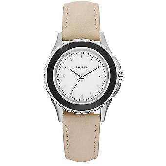 DKNY Brooklyn Quartz analoge vrouw horloge met NY8769 Cowskin armband