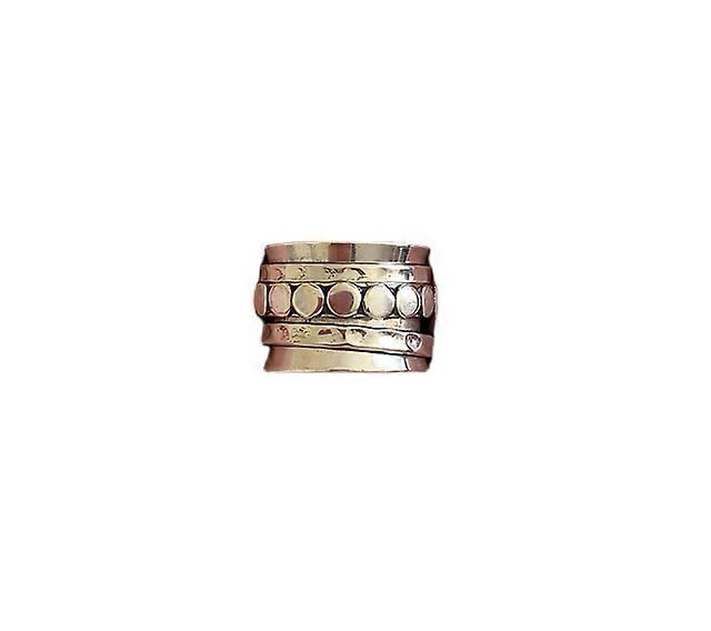 Handmade Fine Silver Spinner Meditation Ring