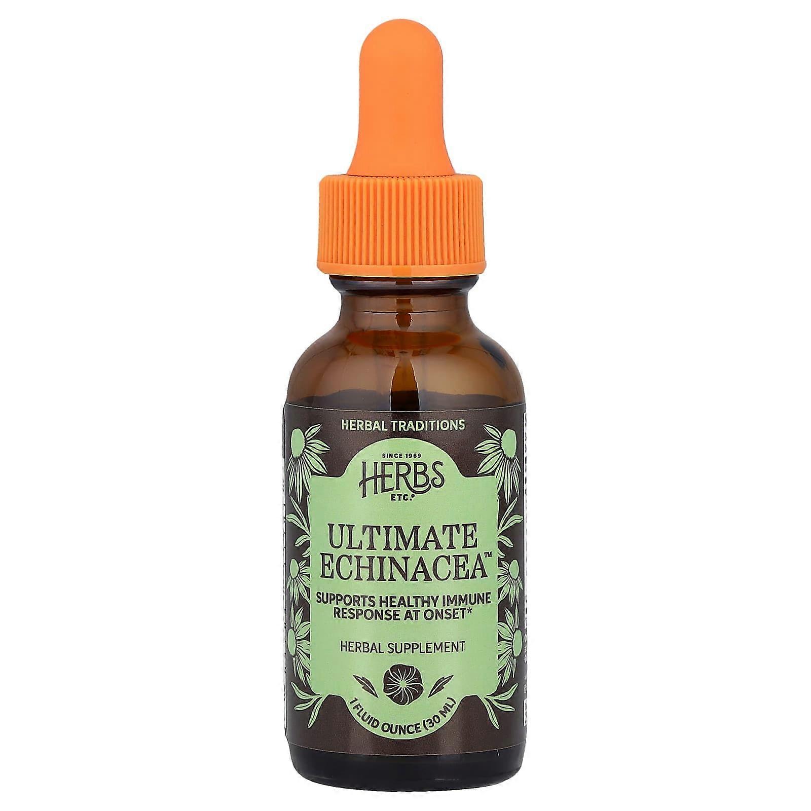 Herbs Etc., Ultimate Echinacea™, 1 fl oz (30 ml)