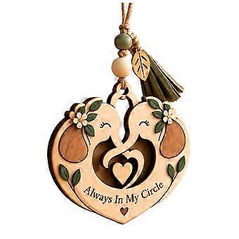 Elephant Pendant Hanging Decor Gift For Sister Friends Christmas Decorations Doorway Garland
