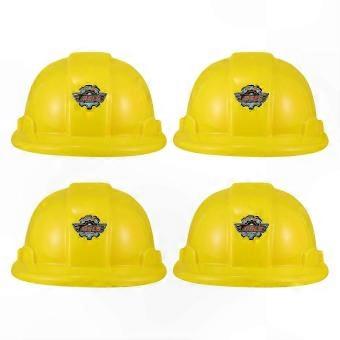 Bright Plastic Construction Hats For Kids