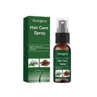 30ml/box Hoegoa Lightweight Hair Spray - Gentle formula nourishes, moisturizes, softens, and volumizes hair.