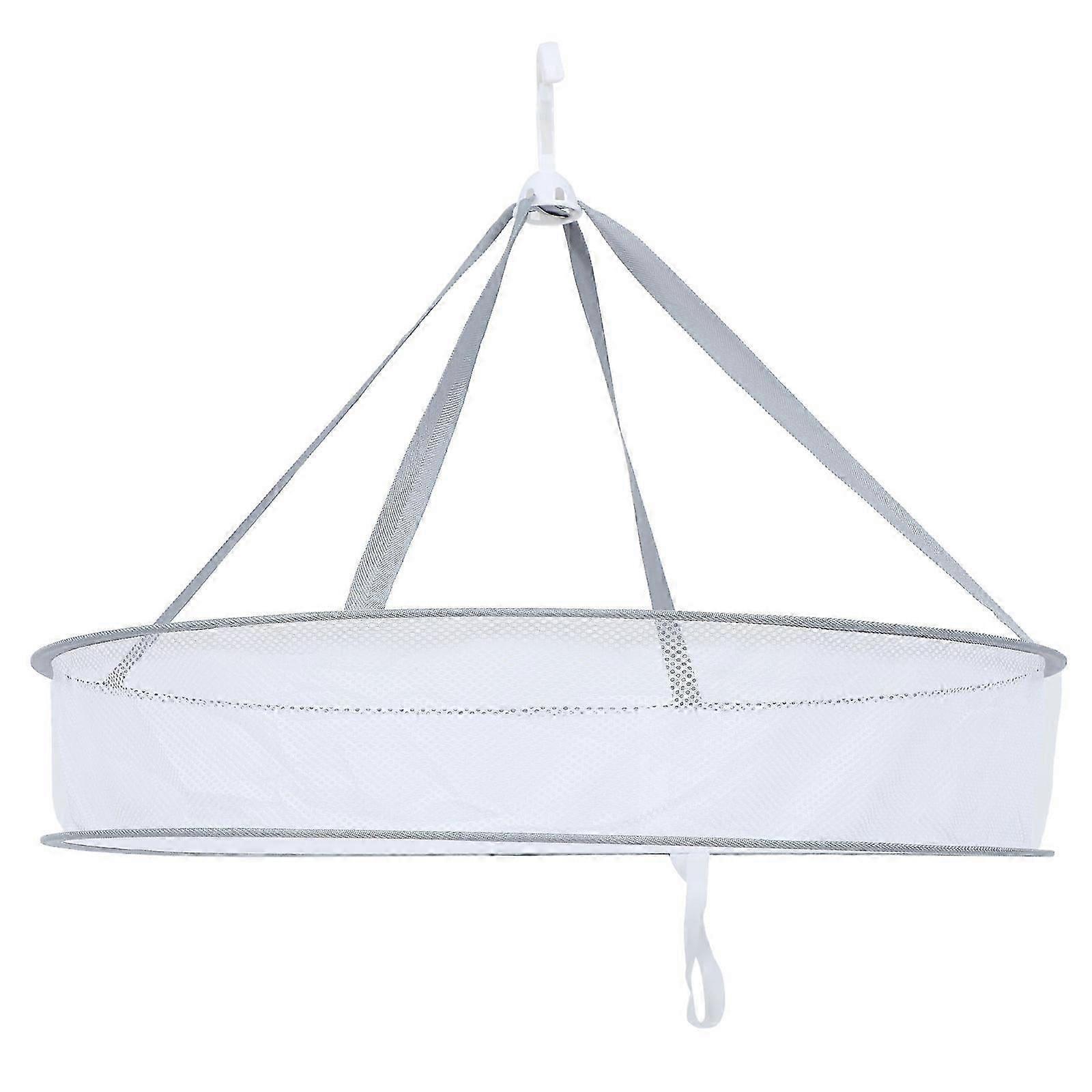 Drying Rack Net for Clothes with 2Pcs Foldable Mesh Laundry Baskets-SSZFV