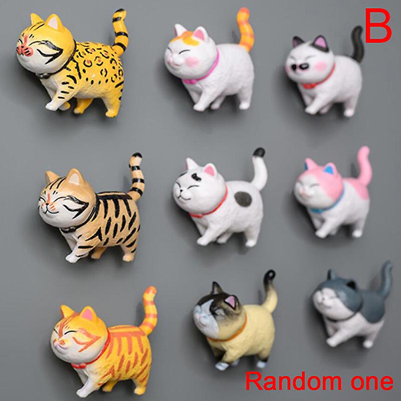Creative 3d Mask Cat Refrigerator Magnets Office Magnet Paste Home Decor Gift