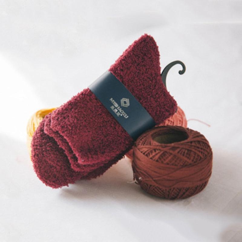 1 Çift Konforlu Son Derece Rahat Saf Kaşmir Çorap Erkekler Kadınlar Kış Sıcak Uyku Yatak Zemin Ev Kabarık Çorap