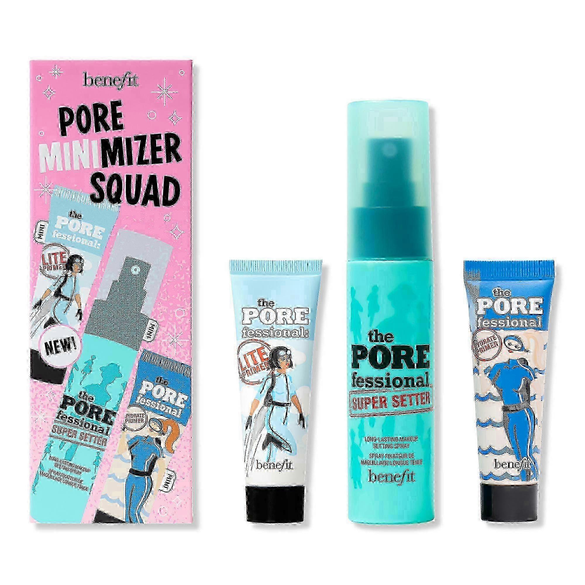 Benefit Cosmetics Pore Minimizer Squad Pore Primer And Setting Spray Value Set