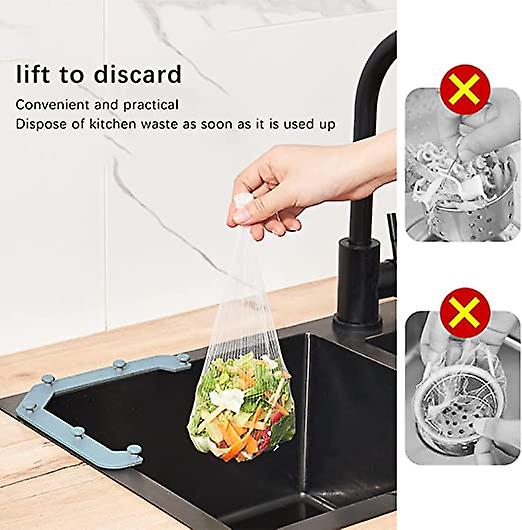 100 Pack Triangular Sink Strainer Strainers, Leftover Strainer with Mesh Filter Bag, Fe Kitchen Sink, Suitable for Filtering Kitchen Leftovers