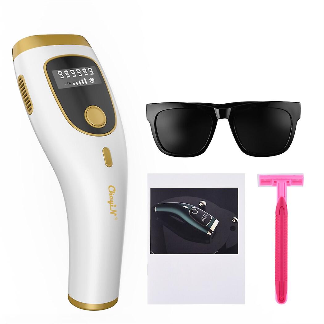 Sapphire Freezing Point Ipl Epilator Painless Permanent Hair Remover Unisex Laser Depilation Device With 999,999 Flashes