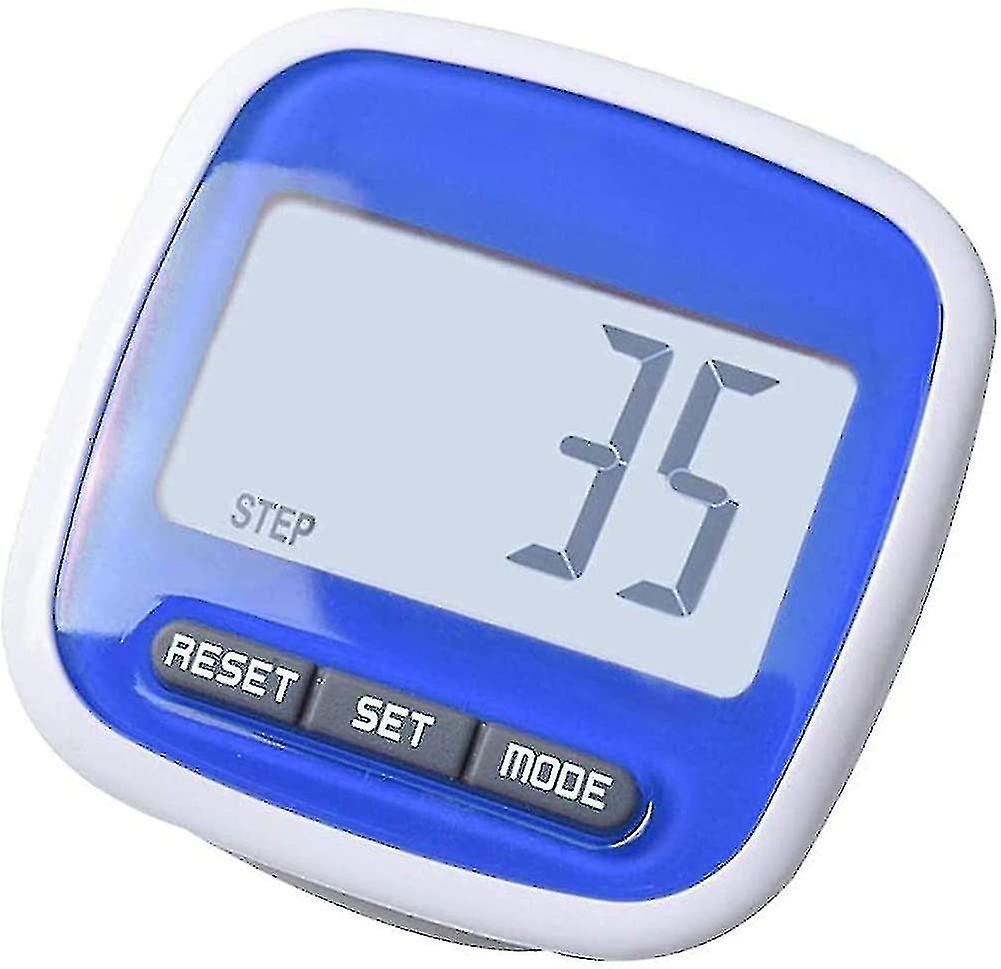 Vandrende skritteller med klips multifunksjonslommepedometer egnet for menn