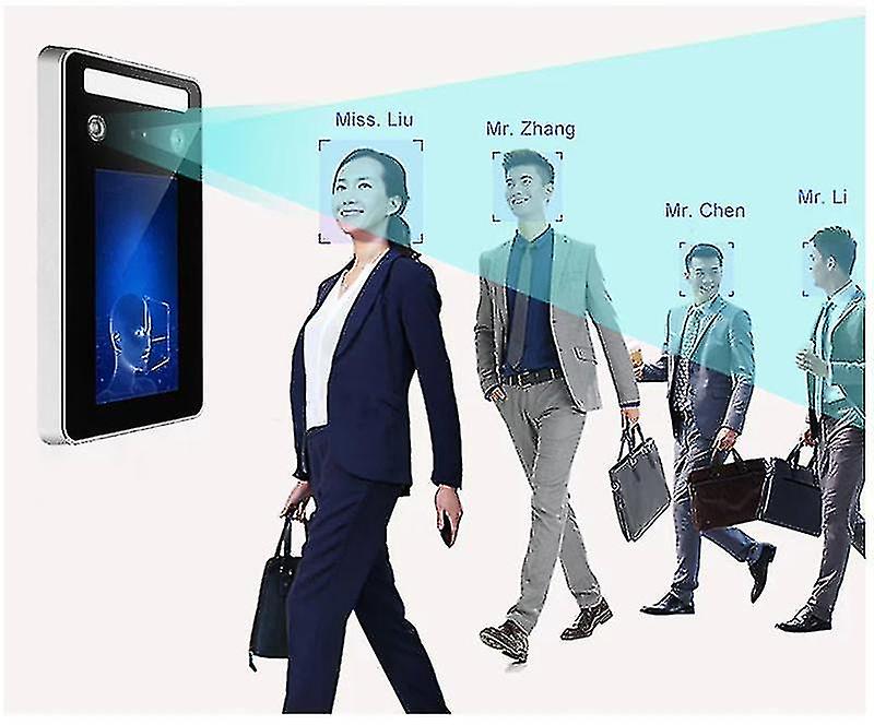 Système intelligent d’interdiction de porte faciale biométrique de contrôle d’accès au contrôle d’accès avec pare-portes avec Rfid Reade