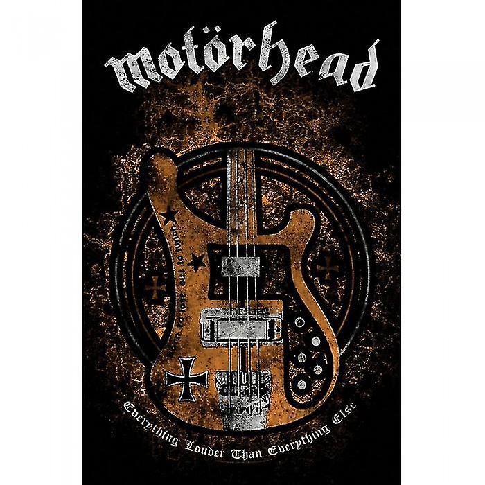 Motorhead Lemmy's Bass Polyester Poster