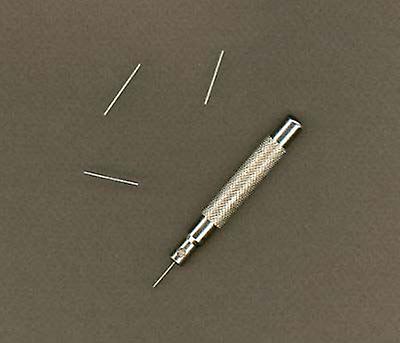Expotools 73001 Miniature pin punch 1mm and rivetting tool with 3 spare tips Tool Scale model