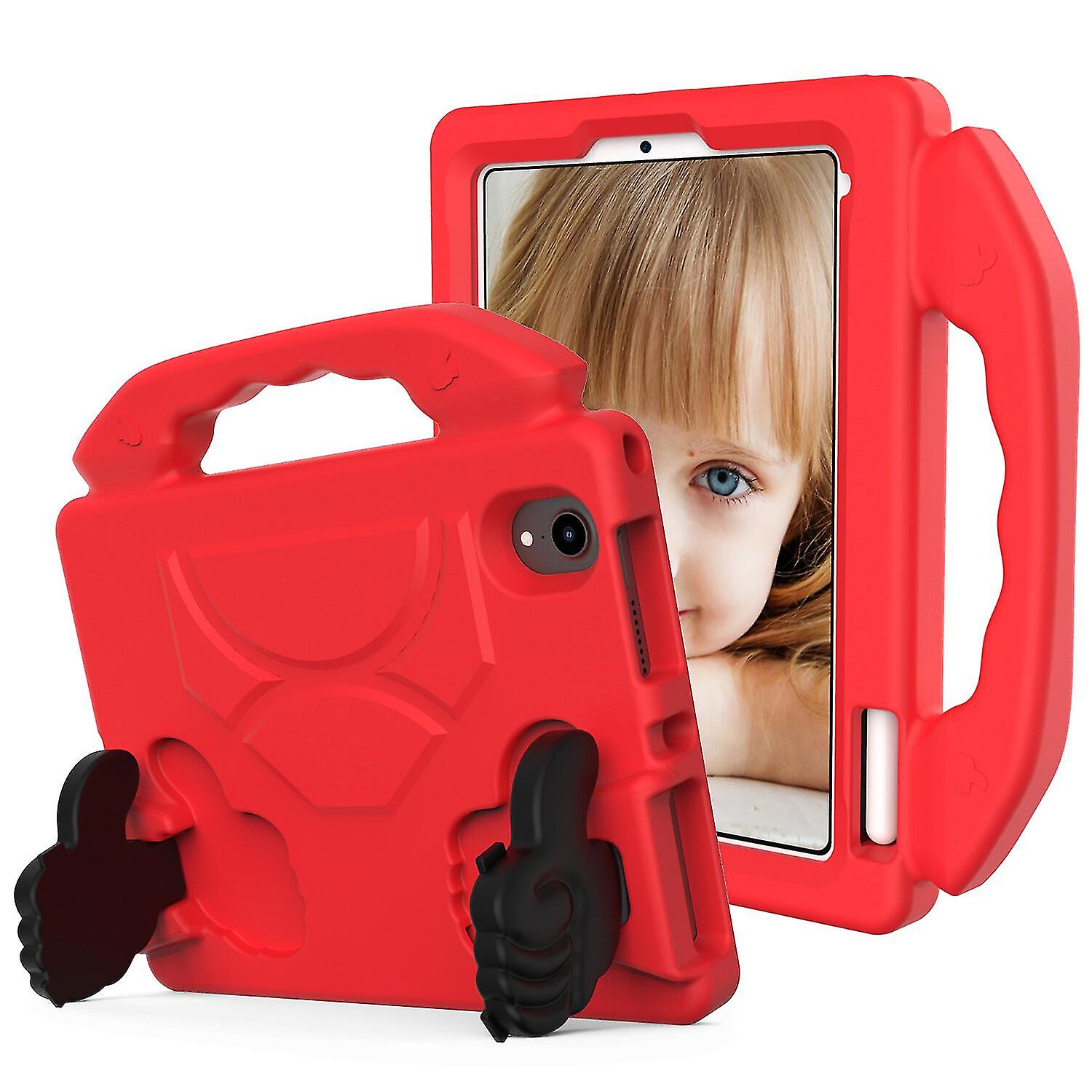 Ipad Mini 6 Armor Case With Thumb Stand, 360-degree Protection, Ergonomic Grip, Quirky Style, Entertaining Design, Compatible With Ipad Mini 6