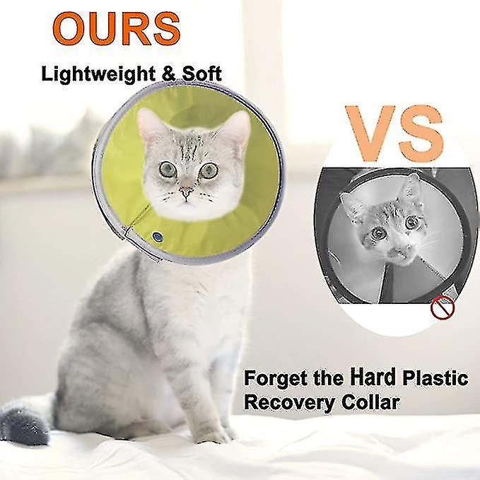 Cat Cone Collar Soft, Adjustable Cat Recovery Collar, Cat Cones