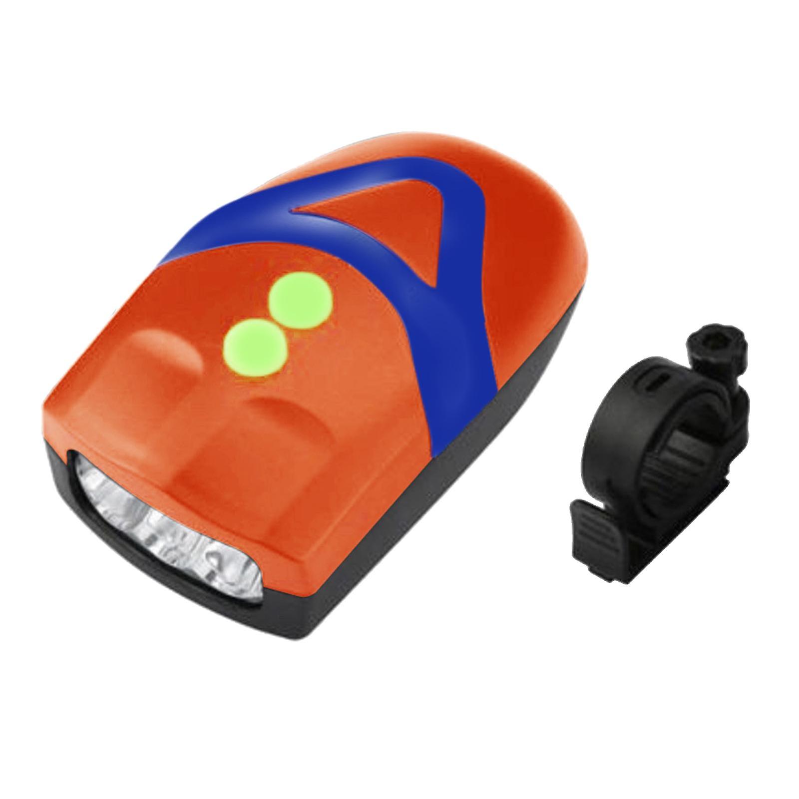 Led Bicycles Head Light Headlight Front Lamp With Horn Usb Red B Taillight